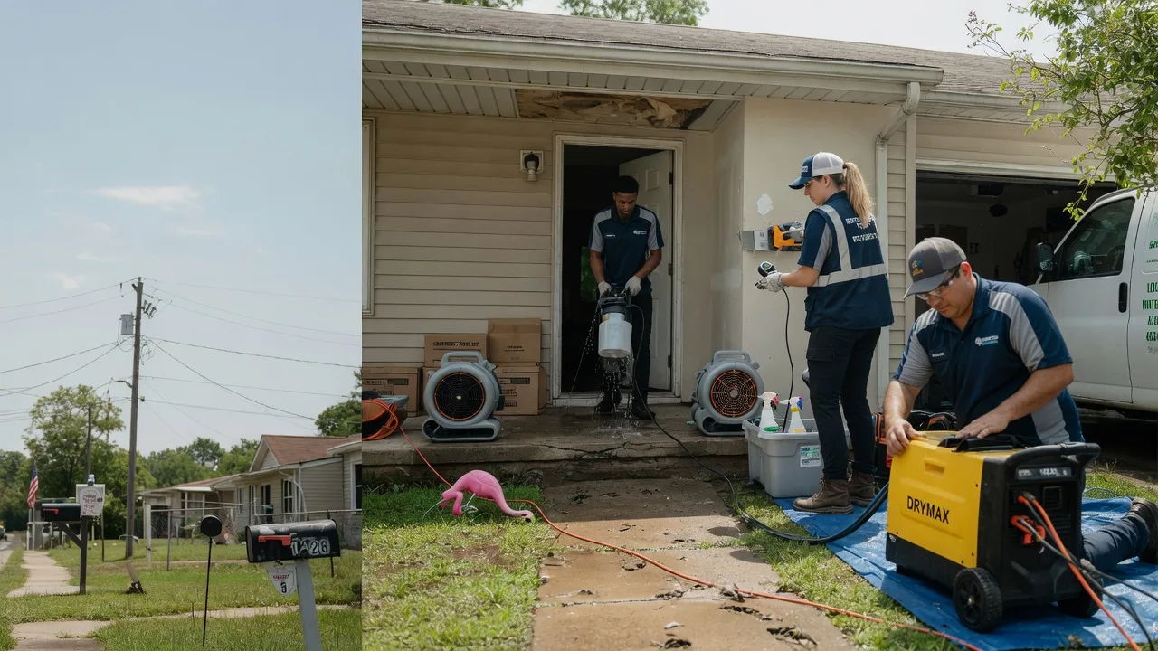 Storm Damage Water Removal in Ponder, TX near me